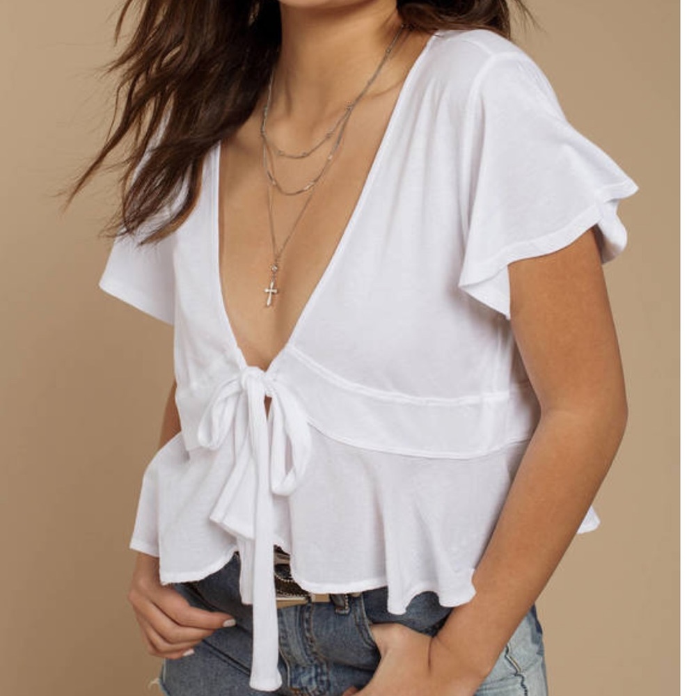 We The Free Front Tie Top